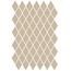 Etruria XXS Rombo Avorio 4x7 Мозаика 4x7 см, Италия, под мозаику - фото 1
