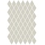 Etruria XXS Rombo Bianco 4x7 Мозаика 4x7 см, Италия, под мозаику - фото 1
