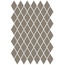 Etruria XXS Rombo Fango 4x7 Мозаика 4x7 см, Италия, под мозаику - фото 1