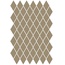 Etruria XXS Rombo Tortora 4x7 Мозаика 4x7 см, Италия, под мозаику - фото 1