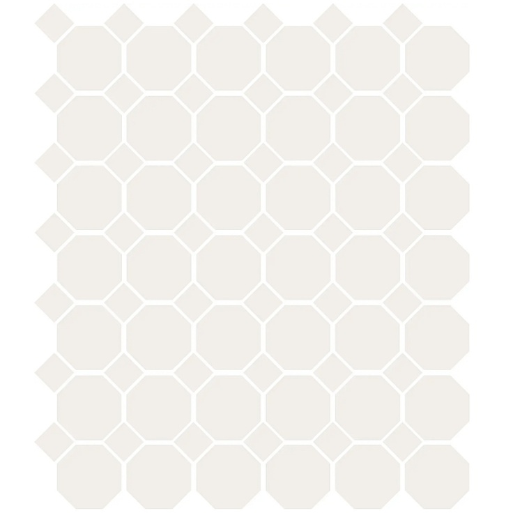 Etruria XXS Ottagono Super Bianco 5x5 Мозаика 5x5 см, Италия, под мозаику - фото 1
