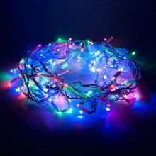 Eurosvet 100-101 100-101 мульти с эффектом мерцания 3*0,6м IP65 Бахрома световая 300x60 см, Китай - фото 1 - фото 1