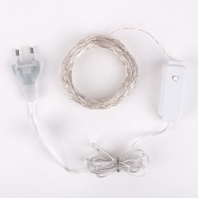 Eurosvet 400-009 400-009 теплый белый 10 м IP20 Гирлянда Китай - фото 1 - фото 4