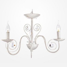 Eurosvet 60018 60018/3 белый с золотом Люстра подвесная Китай - фото 1 Eurosvet 60018 60018/3 белый с золотом Люстра подвесная Китай - фото 1 - фото 1