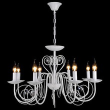 Eurosvet 60018 60018/8 белый с золотом Люстра подвесная Китай - фото 1 - фото 2