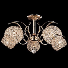 Eurosvet 7777 7777/5 золото Люстра потолочная Китай - фото 1 - фото 2