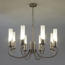 Eurosvet Banci 60117/8 никель Люстра подвесная Китай - фото 1 - фото 3