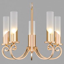 Eurosvet Banci 60117/5 золото Люстра подвесная Китай - фото 1 - фото 1