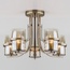 Eurosvet Coppa 60085/5 античная бронза Люстра потолочная Китай - фото 1