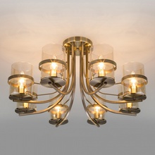 Eurosvet Coppa 60085/8 античная бронза Люстра потолочная Китай - фото 1 - фото 2