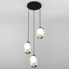 Eurosvet Dublin 50205/3 черный/бронза Светильник 38x10x24 см, Китай - фото 1 - фото 1