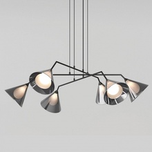 Eurosvet Enigma 70161/6 черный Люстра подвесная 105x105x140 см, Китай - фото 1 - фото 1