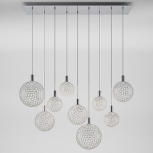 Eurosvet Gemini 90353/9 хром Потолочный светильник 111,5x23x150 см, Китай - фото 1 - фото 4