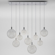 Eurosvet Gemini 90353/9 хром Потолочный светильник 111,5x23x150 см, Китай - фото 1 - фото 1