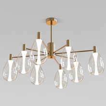 Eurosvet Magma 60175/8 латунь Люстра Китай - фото 1 - фото 2