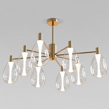 Eurosvet Magma 60175/8 латунь Люстра Китай - фото 1 - фото 1