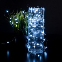 Eurosvet Роса 400-007 белый Гирлянда Китай - фото 1 - фото 4