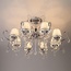 Eurosvet Rosalva 10021/8 хром/прозрачный хрусталь Strotskis Люстра потолочная Китай - фото 3