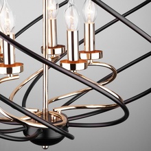 Eurosvet Sorrel 60105/5 черный Люстра подвесная Китай - фото 1 - фото 4