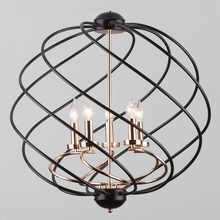 Eurosvet Sorrel 60105/5 черный Люстра подвесная Китай - фото 1 - фото 1