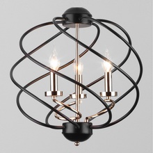 Eurosvet Sorrel 60105/3 черный Люстра подвесная Китай - фото 1 - фото 1