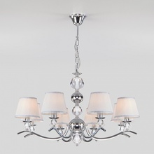 Eurosvet Sortino 60097/8 хром Люстра подвесная Китай - фото 1 - фото 2