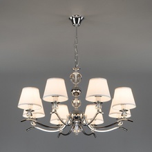 Eurosvet Sortino 60097/8 хром Люстра подвесная Китай - фото 1 - фото 4