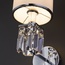 Eurosvet Zaffiro 10099/1 хром/прозрачный хрусталь Strotskis (новый абажур) Бра 15x29 см, Китай - фото 3