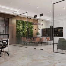Eurotile Aurora 60x120 см, керамогранит, Индия, под оникс - фото интерьера 1 - фото 1