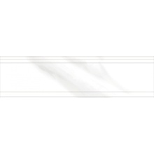 Eurotile Calacatta 926 Бордюр 9x32,5 см, Индия, под камень  - фото 1 - фото 1