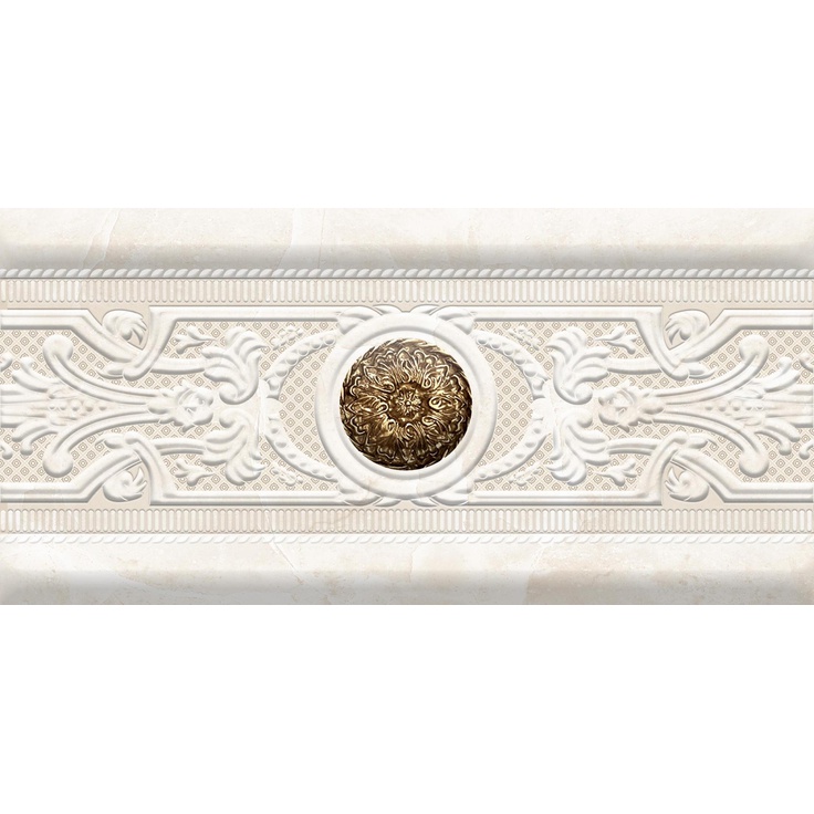 Eurotile Ermitage 92 Центр Бордюр 15x29,5 см, Индия, под камень  - фото 1
