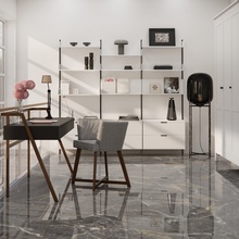 Eurotile Grande 60x120 см, керамогранит, Индия, под мрамор - фото интерьера 1 - фото 1
