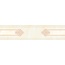 Eurotile Hermitage 586 Light Бордюр 7x29,5 см, Индия, под мрамор - фото 1