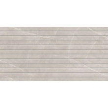 Eurotile Kamau Light Grey Mat Str Настенная плитка 30x60 см, Индия, под мрамор - фото 1 - фото 1