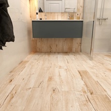 Eurotile Lamina 14,7x59,4 см, керамогранит, Индия, под дерево - фото интерьера 1 - фото 1