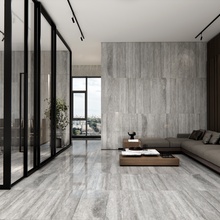 Eurotile Mirallo 60x120 см, керамогранит, Индия, под мрамор - фото интерьера 1 - фото 1