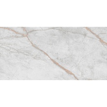 Eurotile Rosa Beige Line Настенная плитка 30x60 см, Индия, под мрамор - фото 1 - фото 1