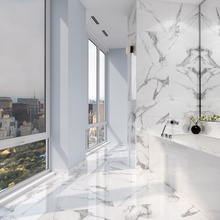 Eurotile Sapere 60x60 см, керамогранит, Индия, под мрамор - фото интерьера 1 - фото 1