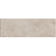 Eurotile Verbier 853 Бежевая Рельеф Треугольник Настенная плитка 32,5x100 см, Индия, под камень  - фото 1 - фото 1