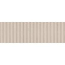 Eurotile Vuitton 978 Бежевая Рельф Треугольник Настенная плитка 32,5x100 см, Индия, под камень  - фото 1 - фото 1