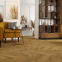 Eurotile Zar 14,7x59,4 см, керамогранит, Индия, под дерево - фото интерьера 1 - фото 3