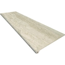 Exagres Marbles Peldano Travertino Fiorentino Ступень 33x120 см, Испания, под камень  - фото 1 - фото 1