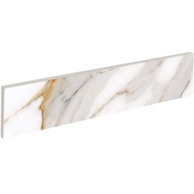 Exagres Marbles Calacatta Плинтус 9x40 см, Испания, под мрамор - фото 1 - фото 1