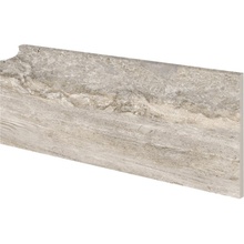 Exagres Marbles Zanq. Fior Travertino Der прав Плинтус 18x40 см, Испания - фото 1 - фото 1