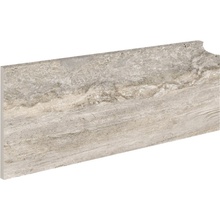 Exagres Marbles Zanq. Fior Travertino Izq лев Плинтус 18x40 см, Испания - фото 1 - фото 1