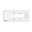 Excellent AURUM WAEX.AUR18.LUX.CR 180x80 Акриловая ванна с гидромассажем 180x80 см, Польша - фото 2 Excellent AURUM WAEX.AUR18.LUX.CR 180x80 Акриловая ванна с гидромассажем 180x80 см, Польша - фото 2