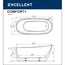 Excellent Comfort+ WAEX.CMP2.17WH 175x74 Акриловая ванна 175x74 см, Польша - фото 5