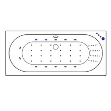 Excellent Oceana WAEX.OCE18.NANO.CR 180x80 Акриловая ванна с гидромассажем 180x80 см, Польша - фото 1 - 2 Excellent Oceana WAEX.OCE18.NANO.CR 180x80 Акриловая ванна с гидромассажем 180x80 см, Польша - фото 1 - фото 2