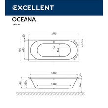 Excellent Oceana WAEX.OCE18.ULTRA.BR 180x80 Акриловая ванна с гидромассажем 180x80 см, Польша - фото 1 - 3 Excellent Oceana WAEX.OCE18.ULTRA.BR 180x80 Акриловая ванна с гидромассажем 180x80 см, Польша - фото 1 - фото 3
