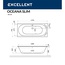 Excellent Oceana WAEX.OCE18S.SOFT.BR 180x80 Акриловая ванна с гидромассажем 180x80 см, Польша - фото 4